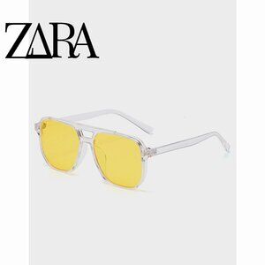 Gradient Sun Protection Yellow Sunglasses